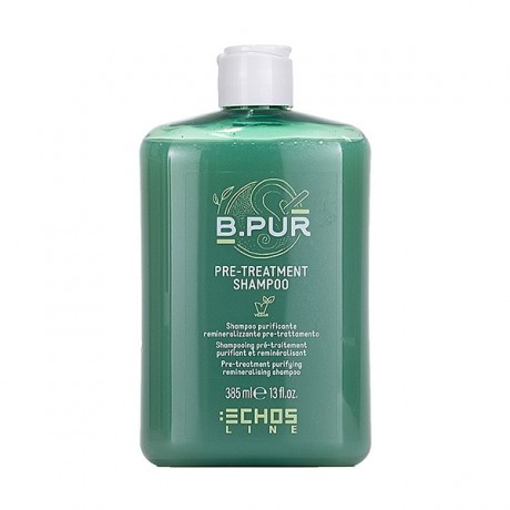 Shampoo Capelli Lisci-Ricci Purificante Remineralizzante Pre-Trattamento 385ml B.Pur Echosline
