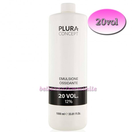Oxygenated Water Oxidizing Emulsion For Hair 1000ml - Plura